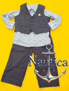 *1034 Nautica 3-pc special occasions set Boys 24 months